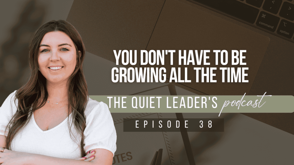 You Don't Have to Be Growing All the Time