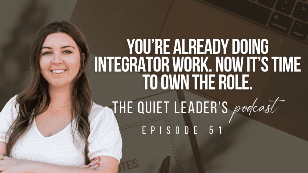 You’re Already Doing Integrator Work. Now It’s Time to Own the Role.